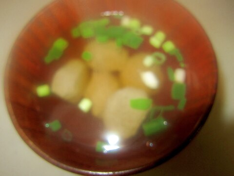 鰯つみれと小葱の鰹出汁パウダースープ
